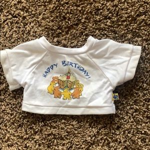 Build a Bear Workshop- happy birthday tee shirt
